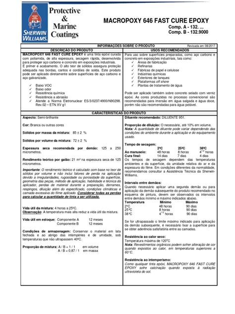 macropoxy 646 fast cure ficha técnica|Macropoxy 646 Fast Cure .